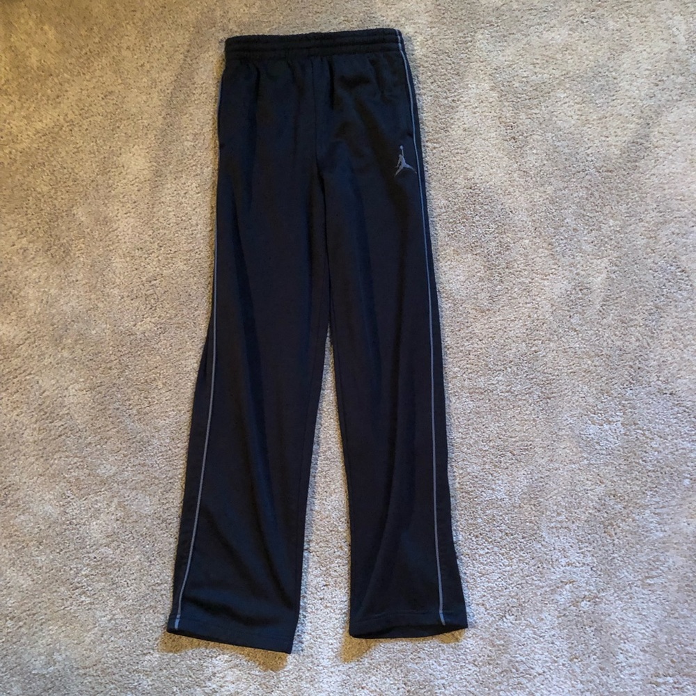 Jordan Black Athletic Sweatpants - Boys